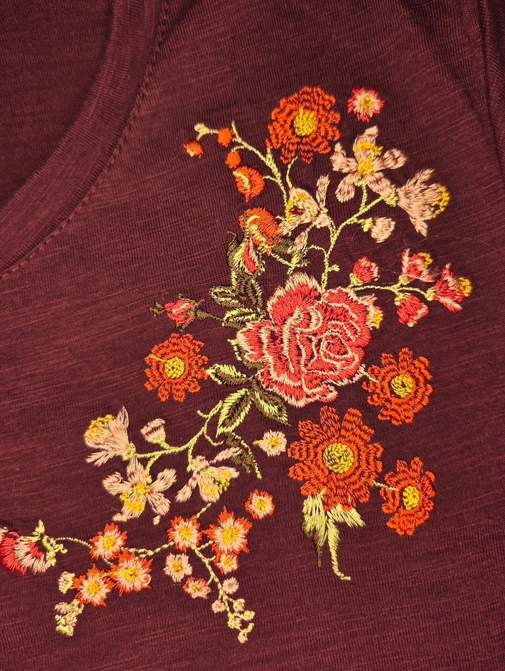 Lane Bryant plus size womens embroidered shirt size 22/24 - Picture 3 of 6
